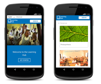The RLH’s Learning Passport on a smartphone