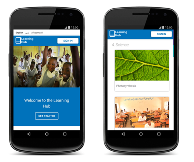 The RLH’s Learning Passport on a smartphone